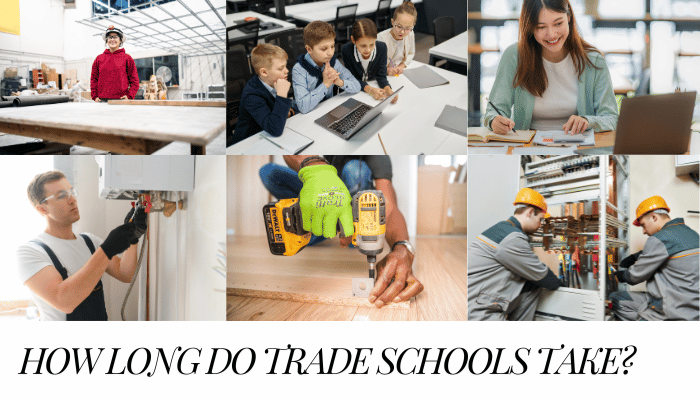 How Long Do Trade Schools Take? trade school courses