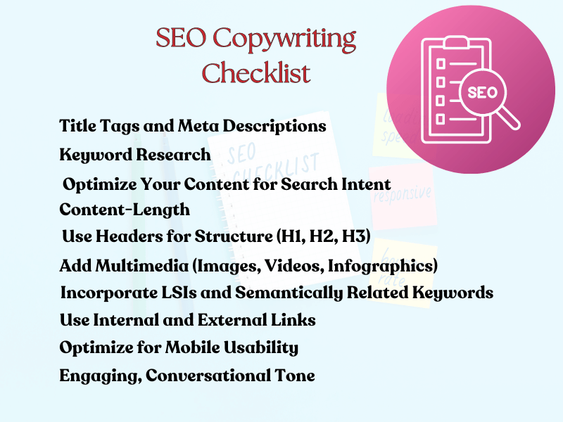 seo copywriting checklist