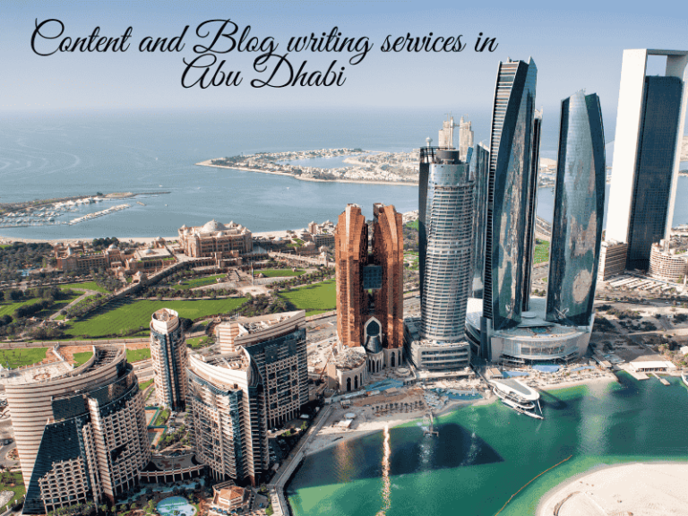 Content and Blogs Writing Services in Abu Dhabi